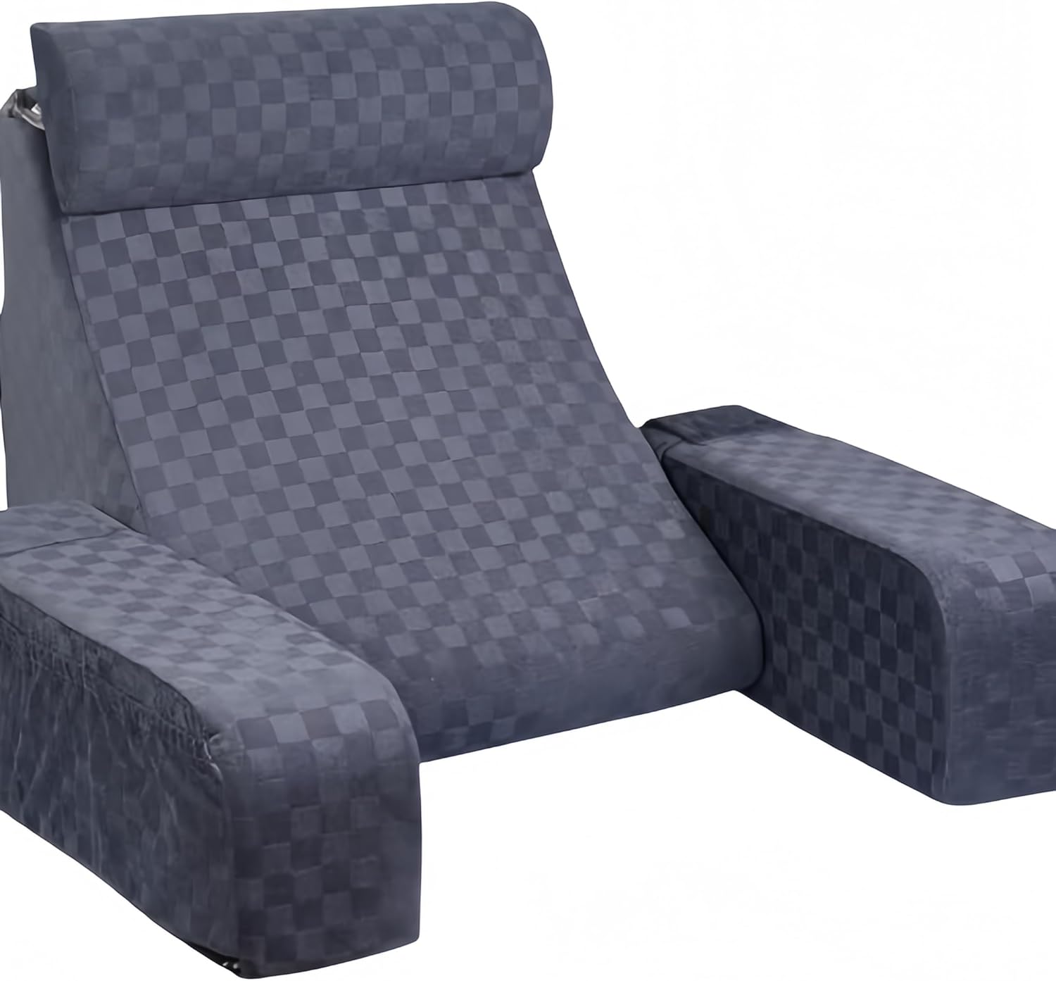 取り外し可能なアームレスト付きの読書用枕。ベッドに座るのに最適です。背もたれにはフルサポートフォームが詰められており、洗える枕カバー