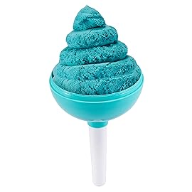 Oosh Slime Cotton Candy Cuties Series 2 by ZURU (Green) Scented, Squishy, Fluffy, Soft, Stretchy, Stress Relief, Party Favors, Non-Stick with Collectible Cutie Slow Rise Toy