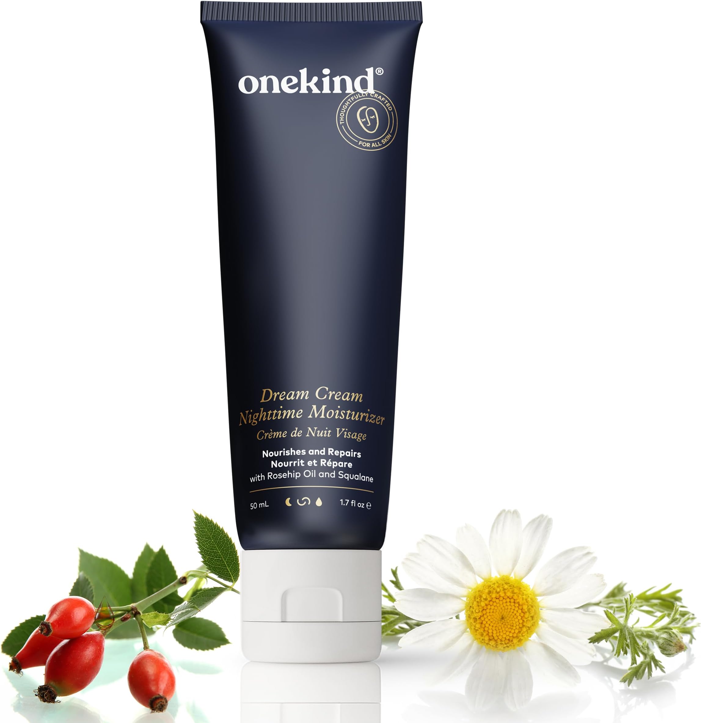 Dream Cream Nighttime Moisturizer | Multi-Corrective Anti-Aging Moisturizer with Squalane for the Face, Smooths Skin, Reduces Fine Lines, Forehead Wrinkles, Reduces Redness | For Men & Women