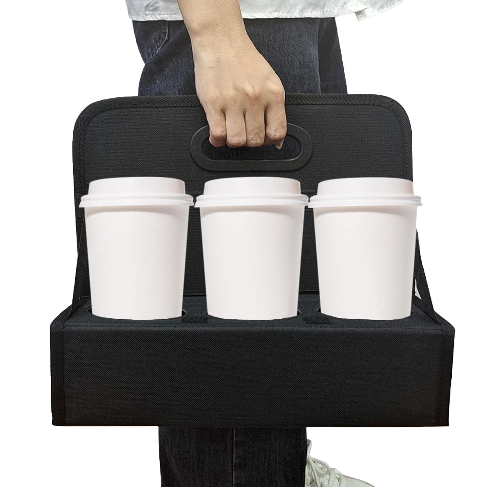 Amazon.co.jp: 配達用ドリンクキャリア, ハンドル付きカップキャリア