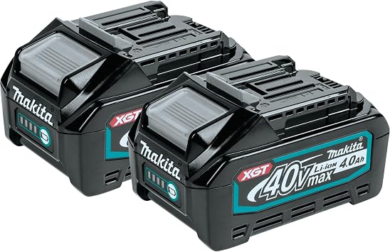 MAKITA 40V MAX XGT 4.0AH Battery, 2-Pack BL4040-2