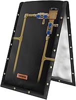 Vista 12 de Cubierta de aislamiento de tubería para prevención de reflujo de apertura de 3 vías (5 °F) – Cubierta de válvula de riego – Cubierta de bomba