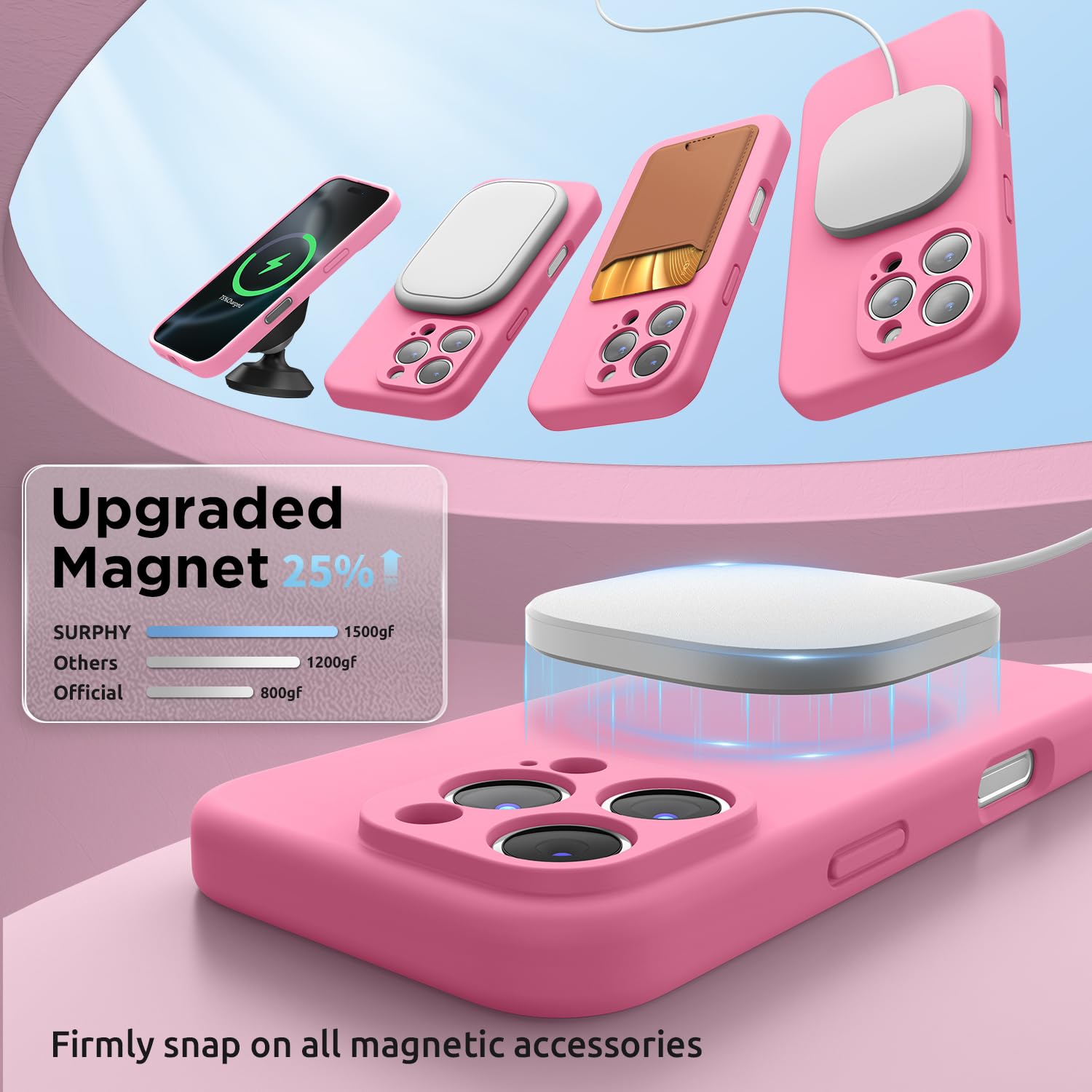 SURPHY Magnetic Design for iPhone 16 Pro Case - Image 3