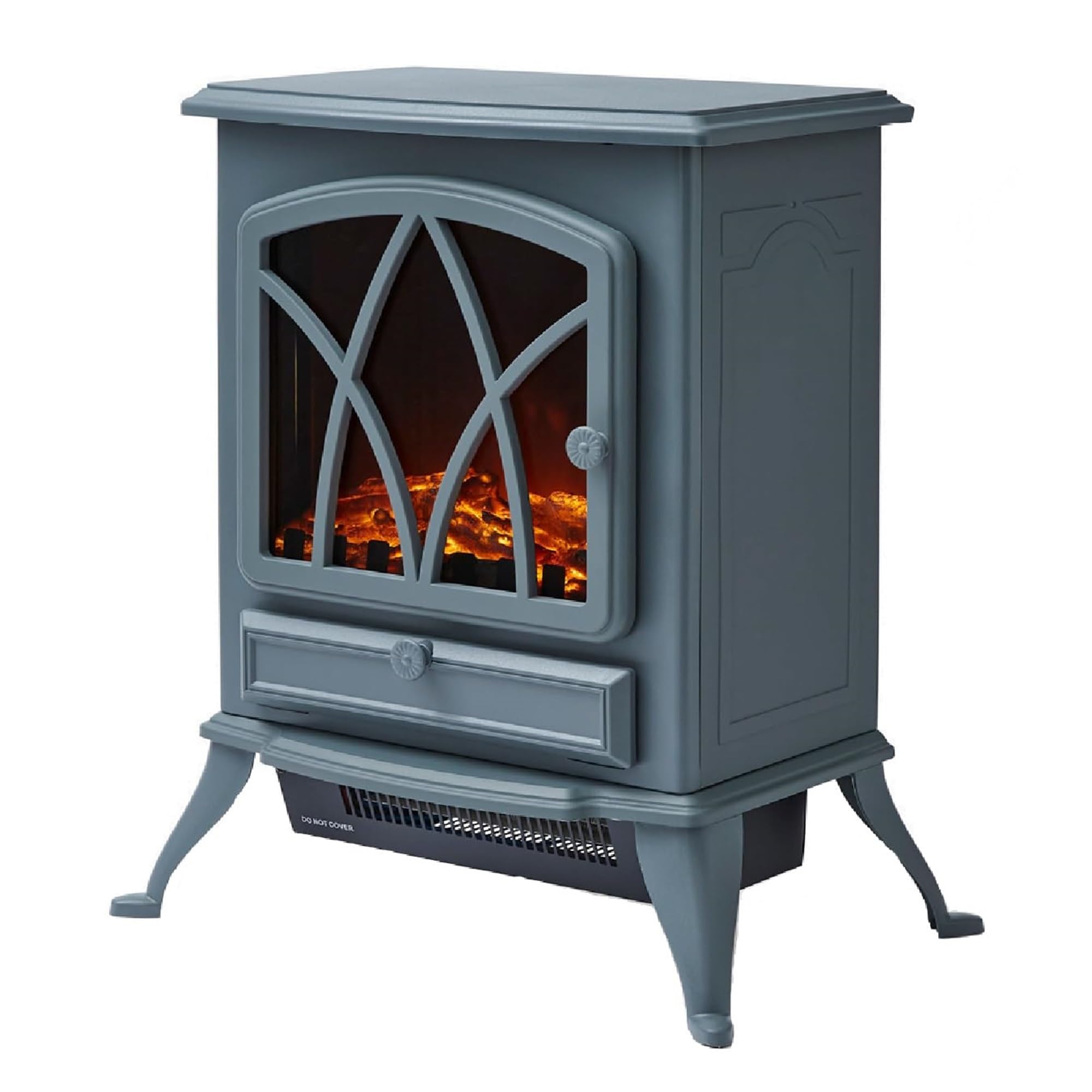 2KW Stirling Electric Fire Stove Grey