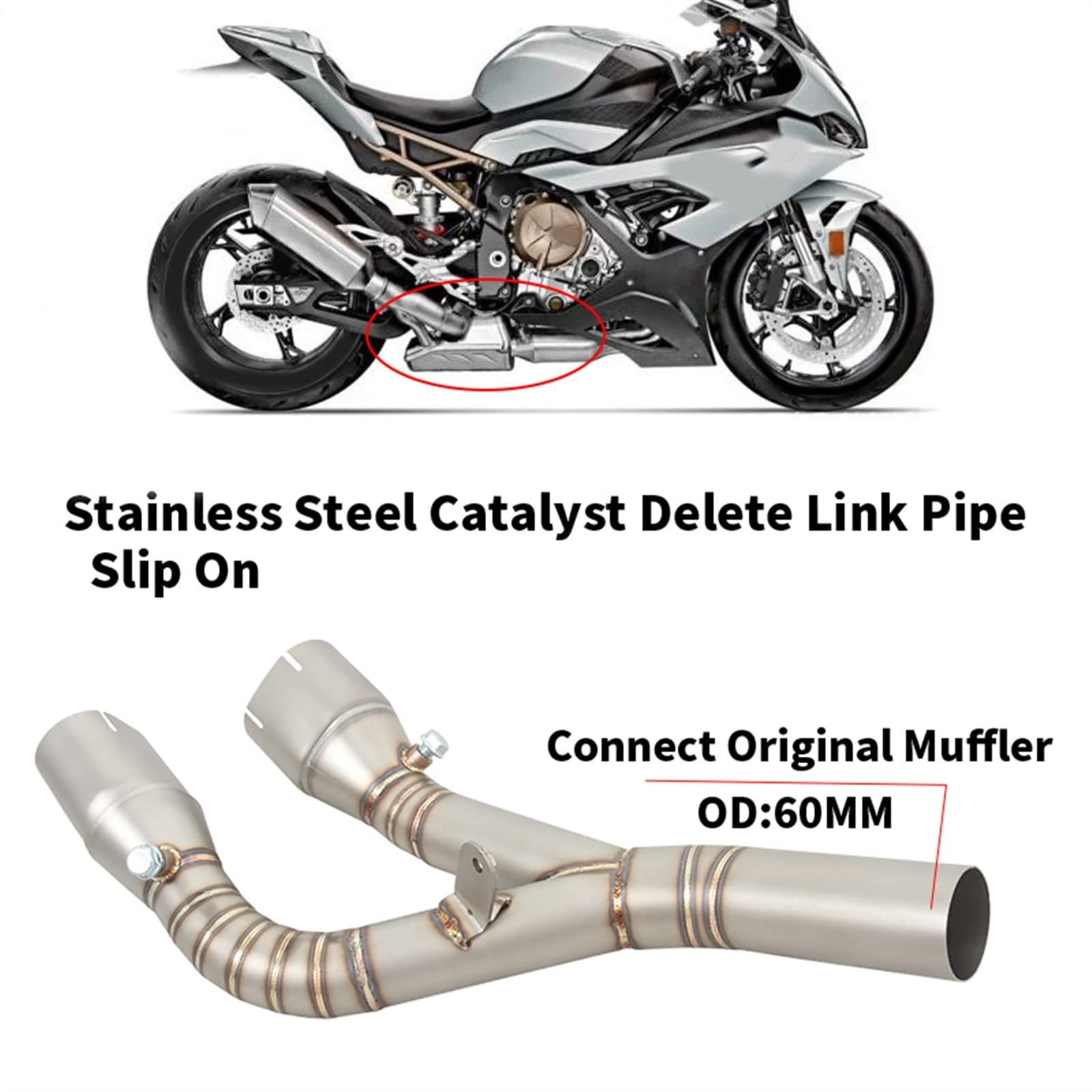 Amazon.co.jp: オートバイの排気 に適合するS1000Rr S 1000 RR