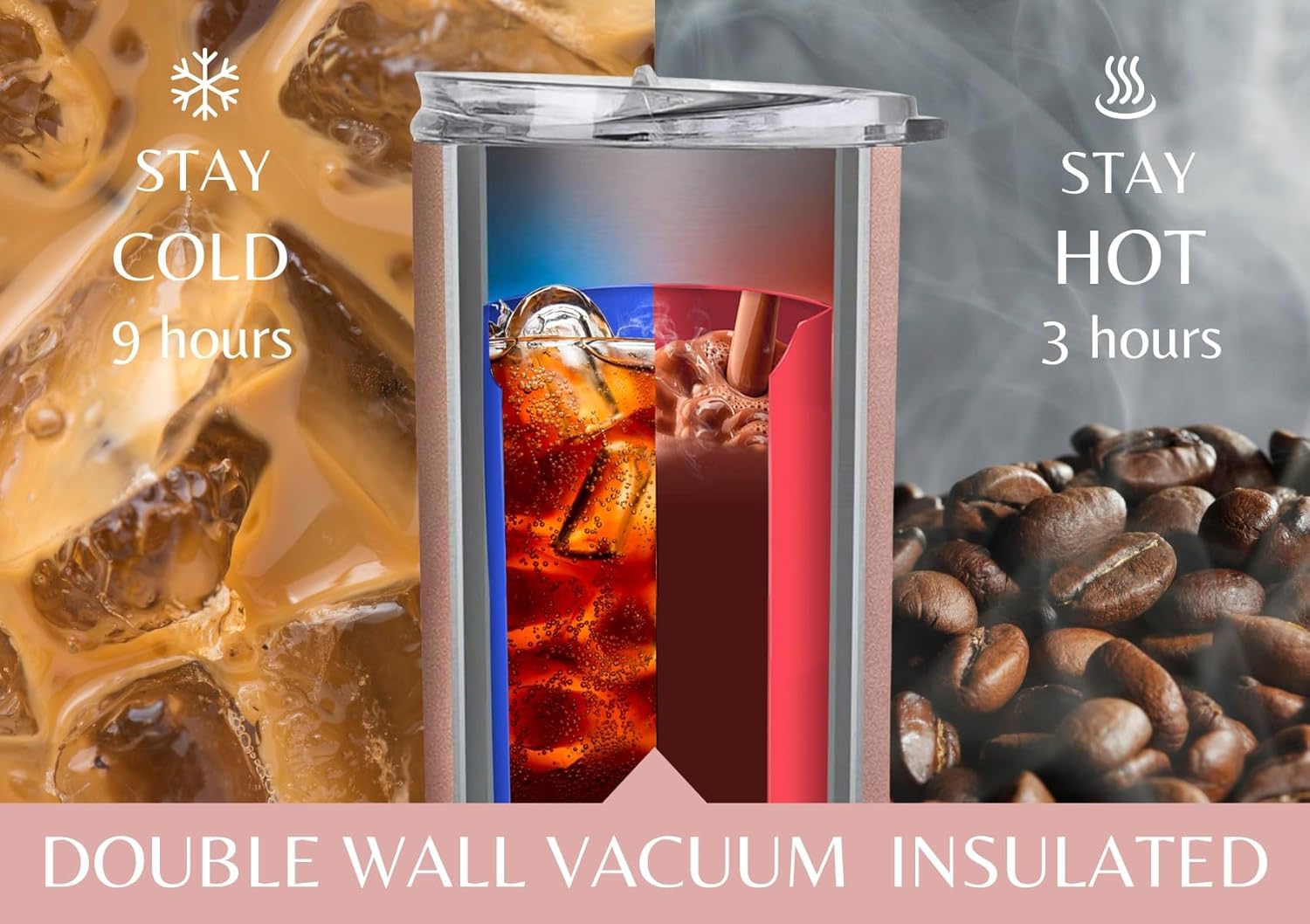 Onebttl Secretary Gifts for Woman, Funny Administrative Professional Day Gifts for Appreciation, Christmas, Birthday, 20oz Stainless Steel Insulated Skinny Tumbler - Front Office Squad - Image 6