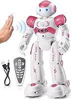 Vista 12 de KingsDragon - Robot RC, juguetes para niños, gestos y detección programable, robot inteligente a control remoto para niños de 3 a 8 años, regalo