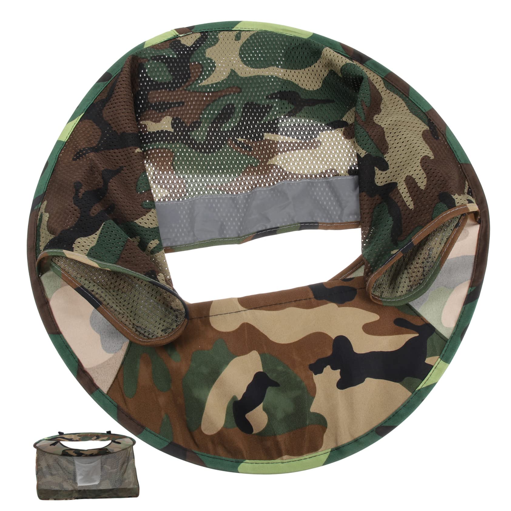 NUOBESTY Visier-Hutabdeckung Sonnenhut Hüte Schweißschutz für Mützen Schutzhelm Sonnenschutz Rand BAU Hut Abdeckung Schattenabdeckung für Schutzhelme Nackenschirm Polyester Tarnung