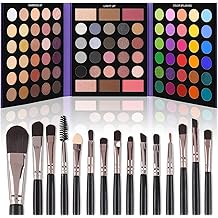 UCANBE Eyeshadow Palette with 15Pcs Brushes Makeup Set, Pigmented 86 Colors Make Up Sets Valentine's Gift, Matte Shimmer Glitter Eye Shadow Pallet Highlighter Contour Blush Powder Brush Beauty Kit