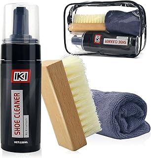 Sponsored Ad - IKI Shoe Care Kit: Advanced Shoe Cleaner, High-Fiber Brush and Towel for Perfect Polishing