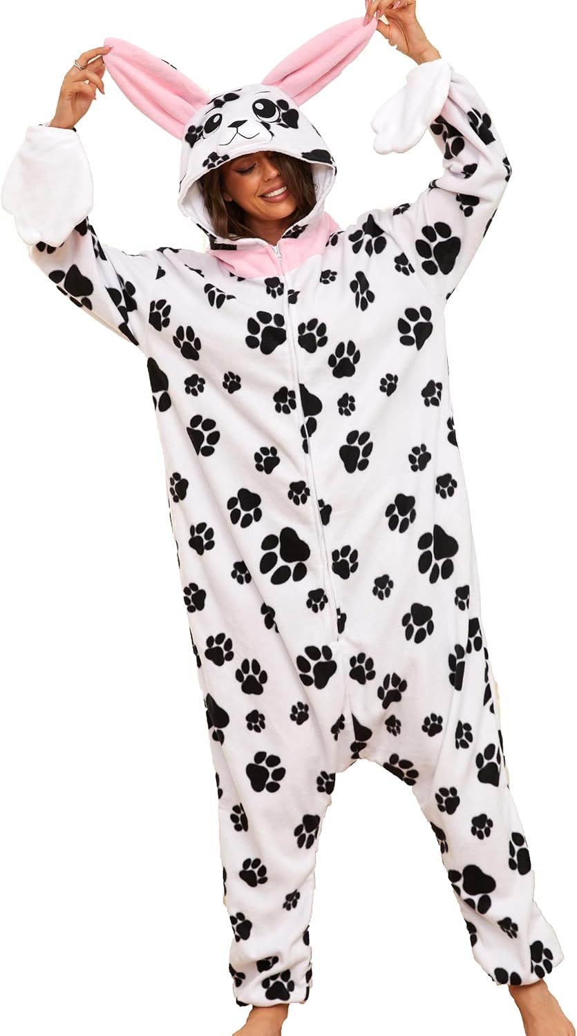 Adult dalmatian Onesie Dog Costume Pajamas Cartoon Jamaica Ubuy