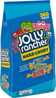 Jolly Rancher Hard Candy - Assorted Fruit Flavours - 5lb (2.26kg) Bag Individually Wrapped - US Import