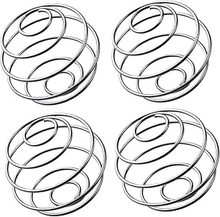 NHCDFA 4 PCS Protein Shaker Ball, Shaker for Protein Shakes, Metal Protein Shaker Stainless Steel Mixing Ball Protein Mixer Sport Fitness Shaker Wire Whisk for Protein Blended Drinks