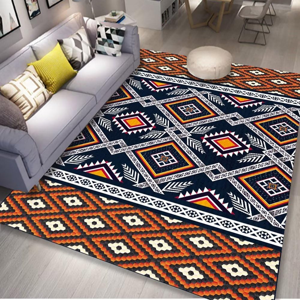 Tapis de prière ethnique doux pour coin méditation à la maison