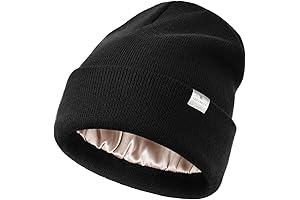 Womens Satin Lined Knit Beanie Hat: Warmth Redefined