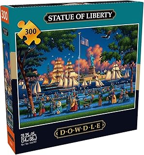 Buffalo Games Eric Dowdle, Statue of Liberty, 300 Piece Puzzle for Adults
