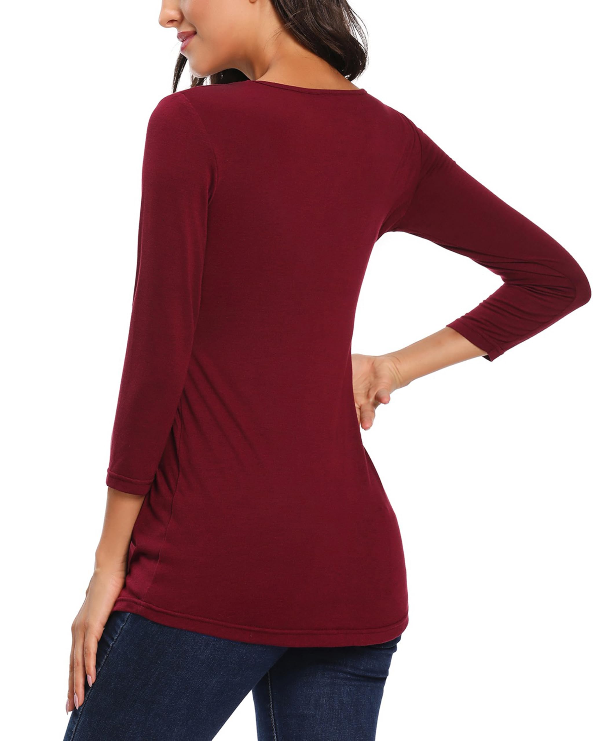 Camiseta de manga larga para mujer embarazada, maternidad