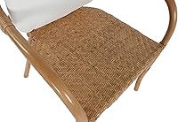 Vista 6 de Silla Ratán Bambú 21.7 x 24.4 x 33.9 in Natural