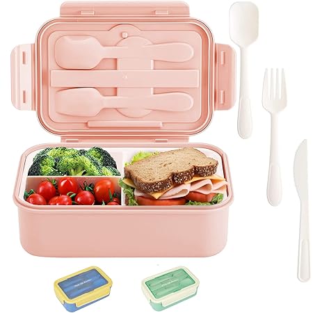 Boîte Déjeuner Tupperware Bento Avec Couvercle - Lunch Box Compartimentée