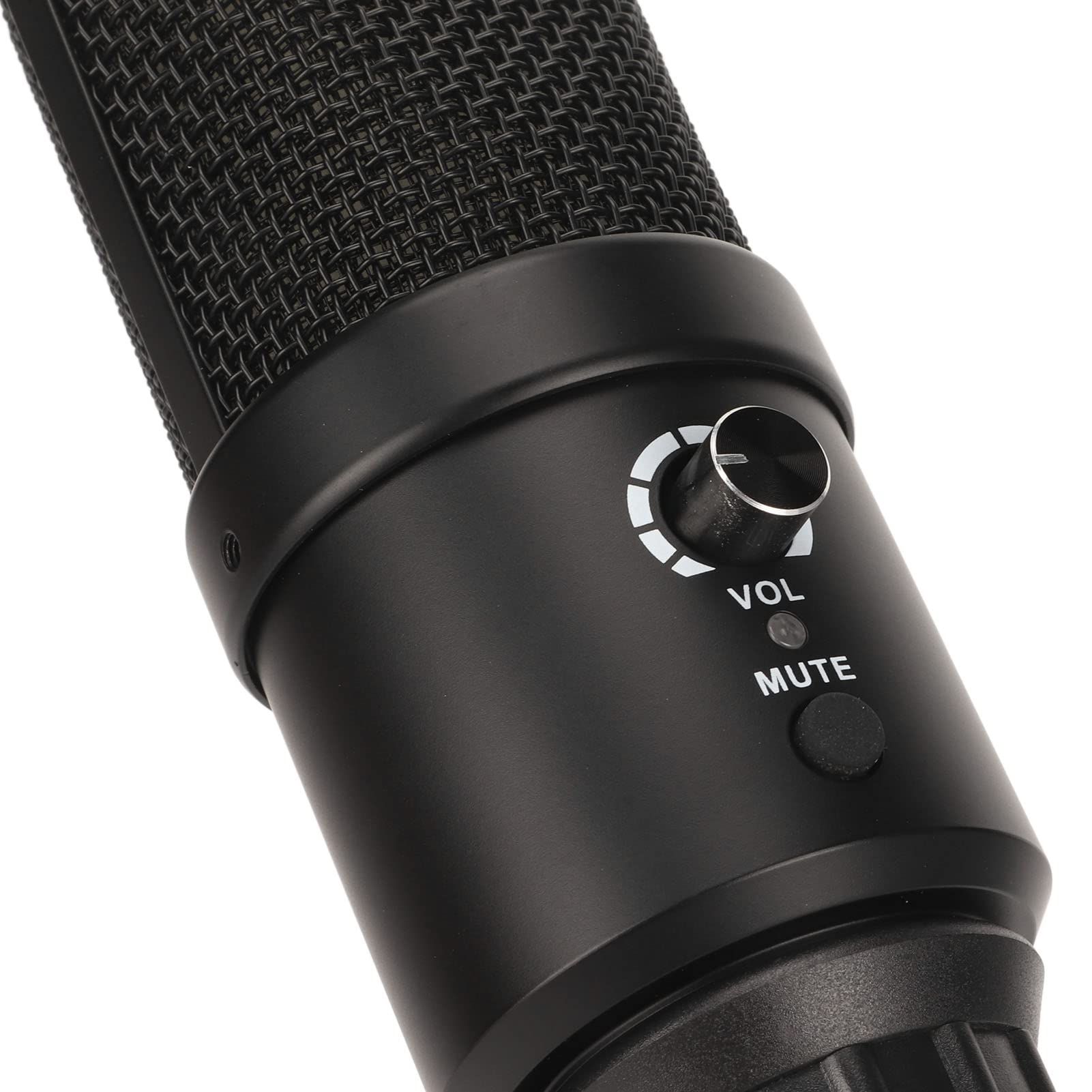 Studio - Wysokiej jakości mikrof USB z oświetleniem RGB, redukcja szumów i regulacja głośności do przesyłania strumieniowego i nagrywania