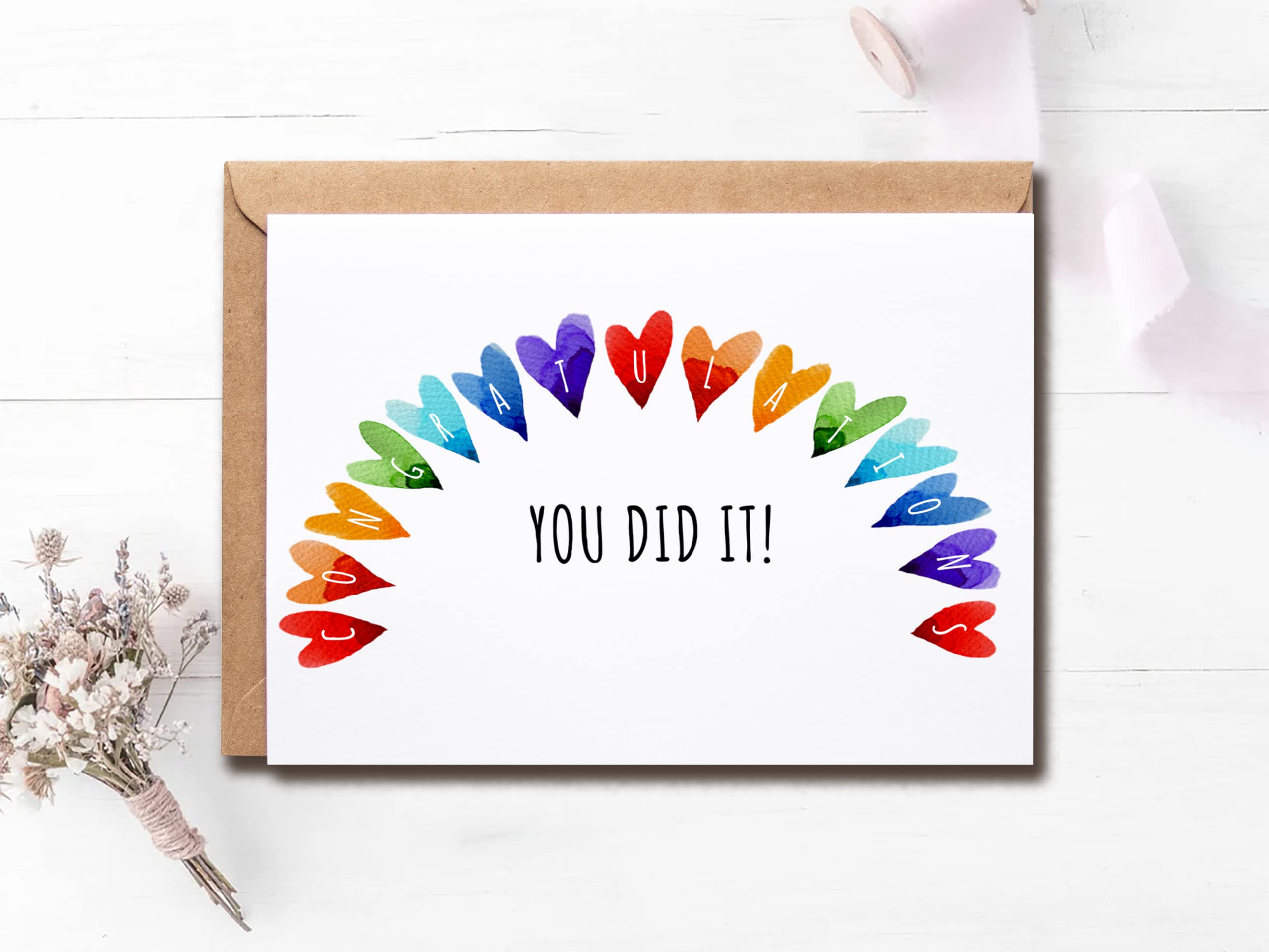 Congratulations You Did It Cards