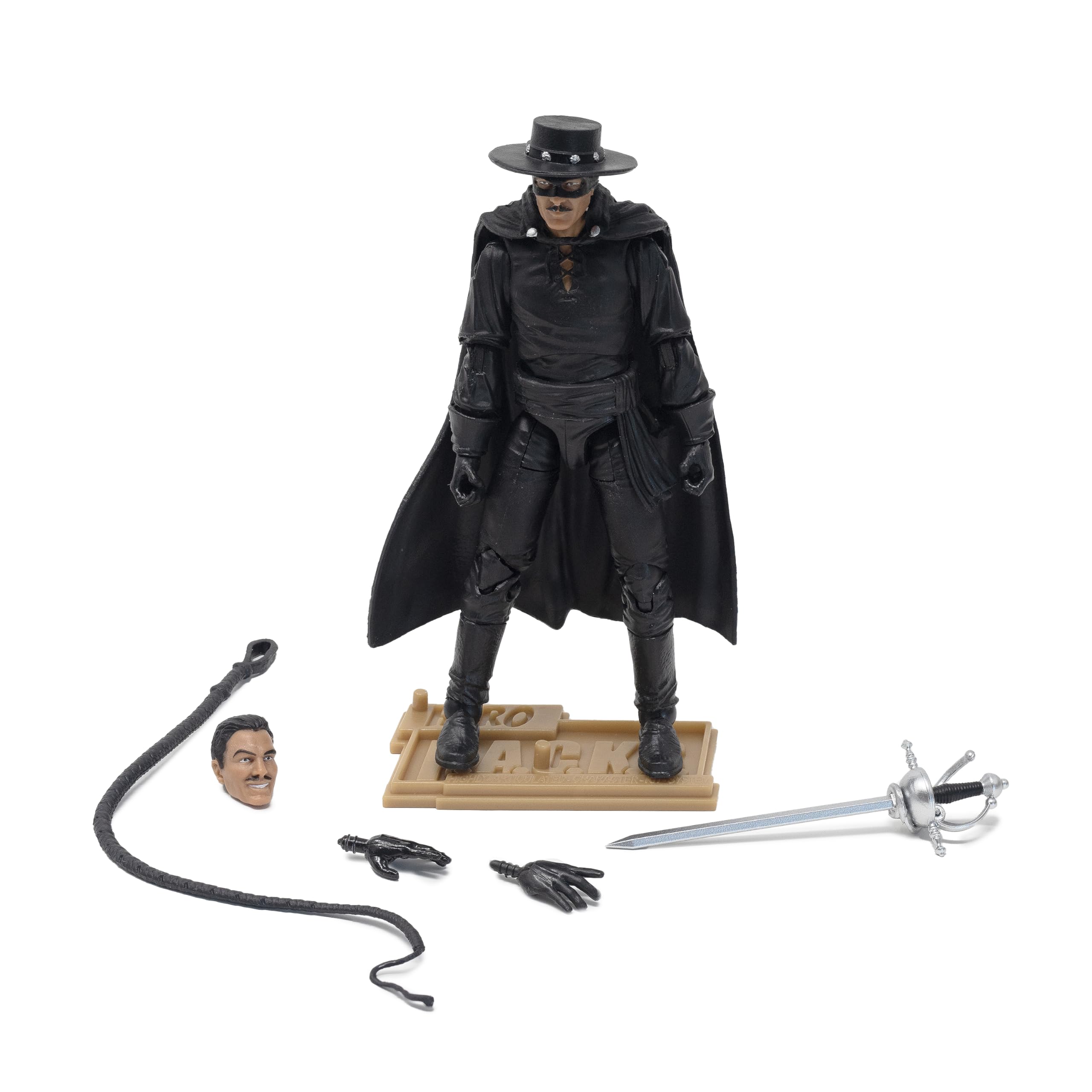 Boss Fight Studio Hero H.A.C.K.S. Zorro, boneco Wave 1 – Estatueta