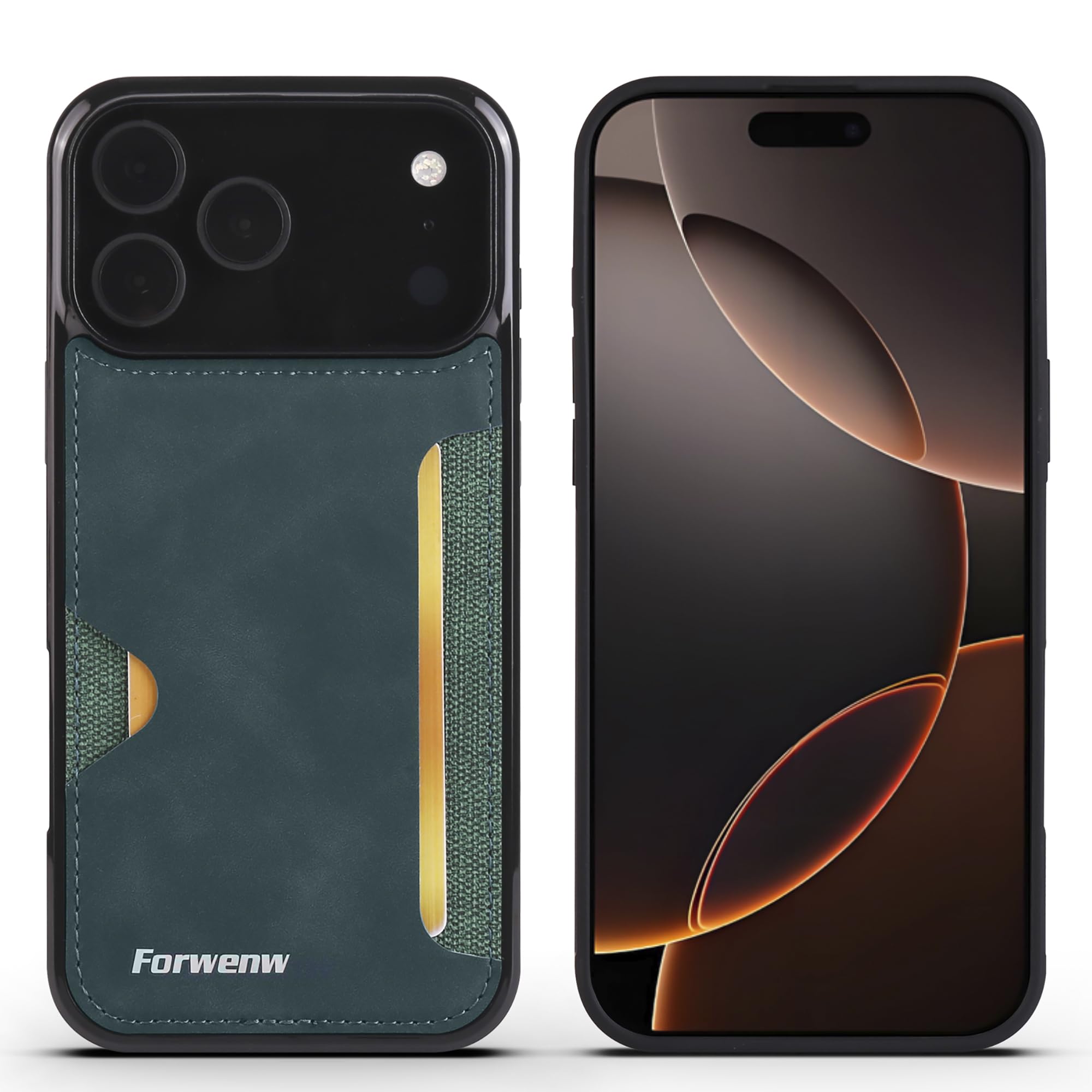 Coque verte iPhone 17 Pro LOLFZ porte-cartes pour vos sorties - 8