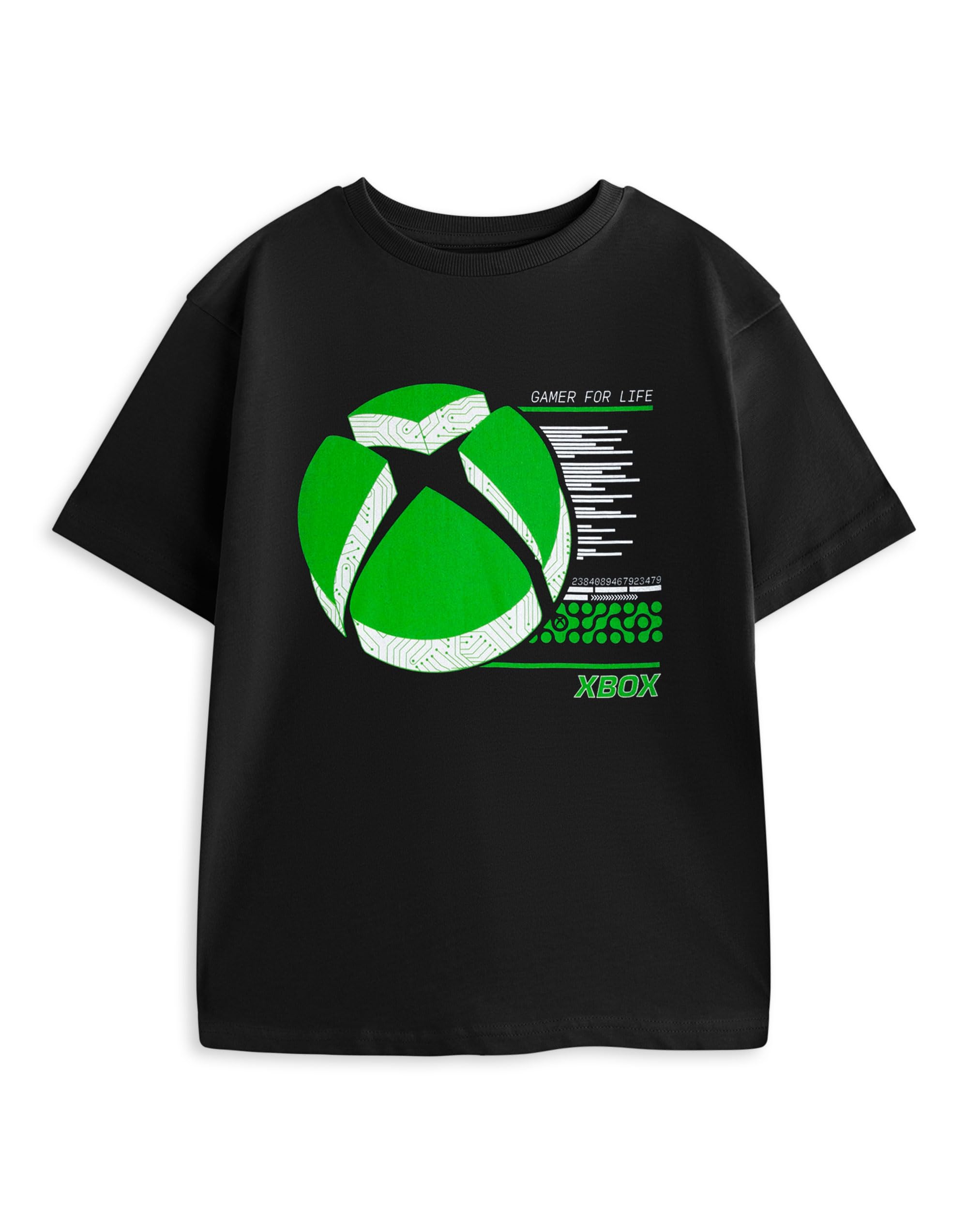 Xbox (13-14 Years) Short Sleeved T-Shirt (Boys ) Black