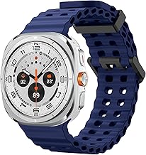 Bracelet Compatible avec Samsung Galaxy Watch Ultra 47mm - Sport en Silicone Souple et Respirant, Etanche de Remplacement pour Accessoires