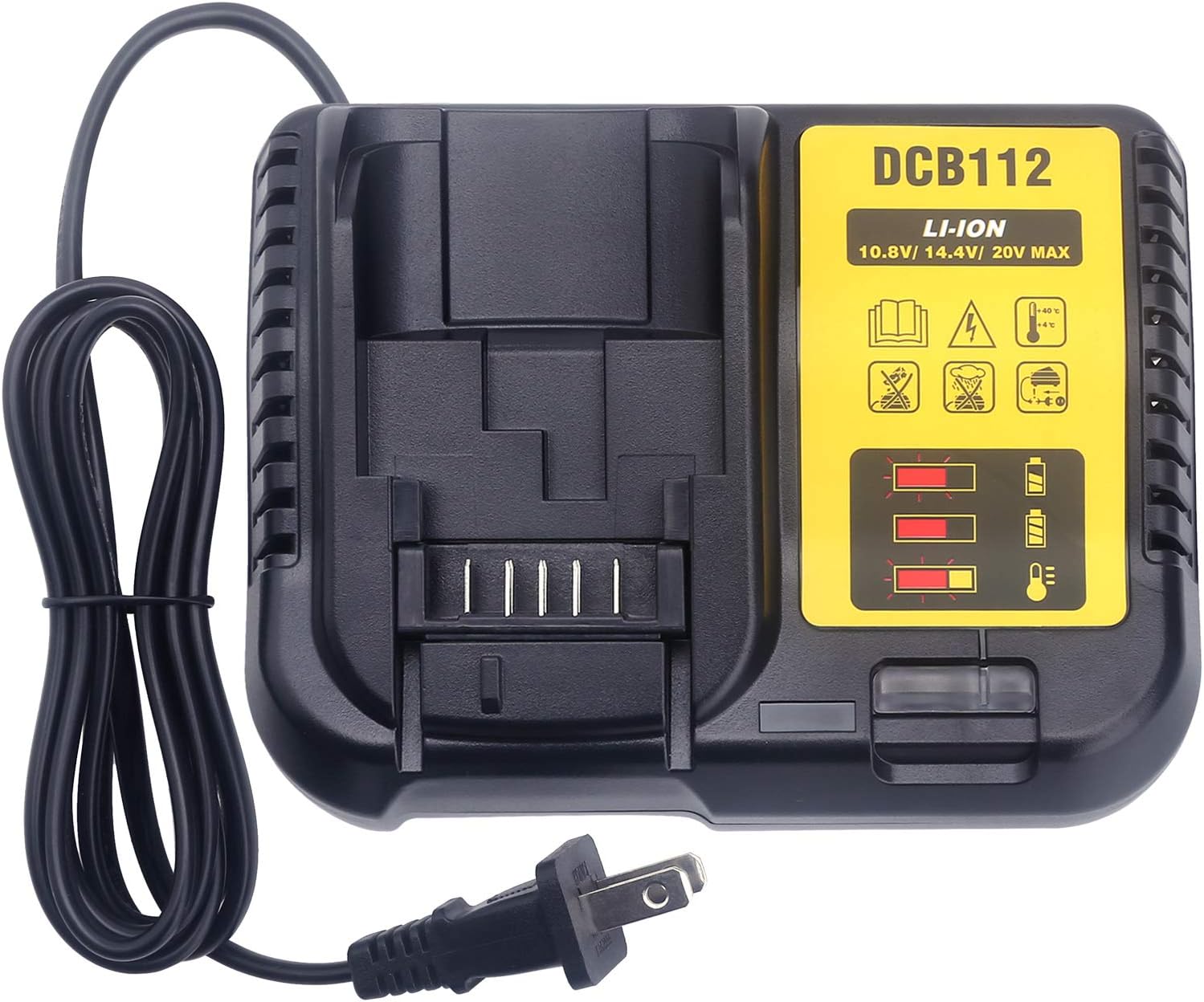 Elefly 12V20V Battery Charger DCB112 Compatible with