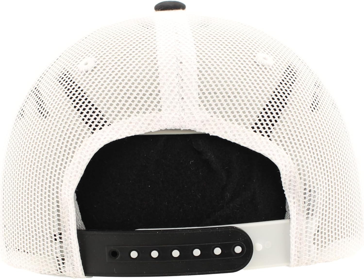 Zephyr NCAA Officially Licensed Snapback Hat Big Rig Patch Black White Brick - Image 4