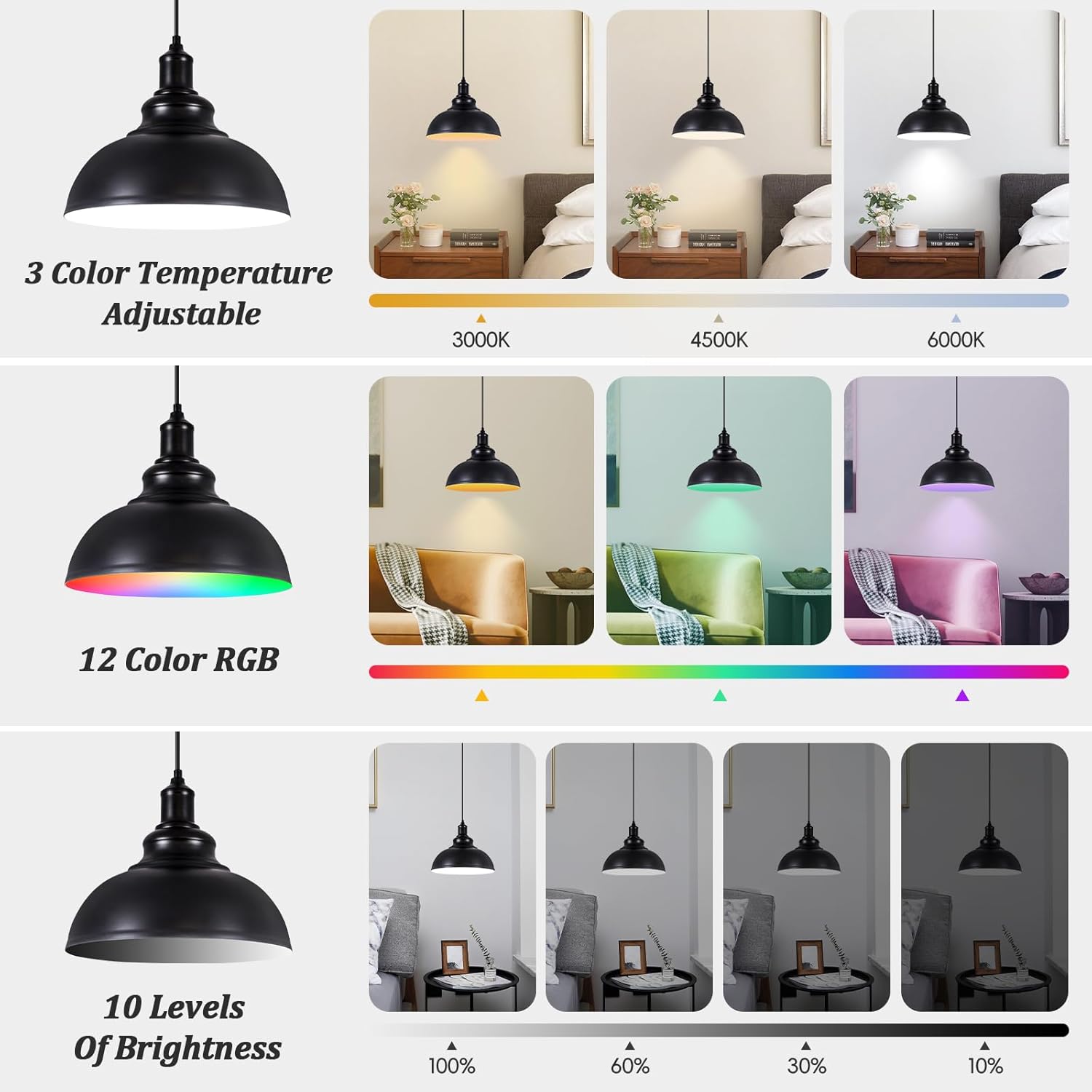 Black Battery Operated Pendant Lights 2 Pack, Modern Rechargeable Pendant Lighting with Remote, Pendant Light Fixtures for Kitchen Island, Industrial Hanging Lights for Dining Room Hallway Entryway