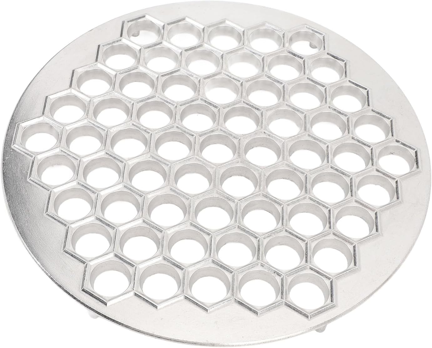 ロシア製餃子メーカー、61穴アルミ合金ラビオリメーカー、ペルメニメーカーロシア餃子型、ホームレストランキッチン用DIY製作ツール