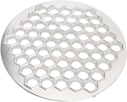Russian Dumpling Maker 61 Holes Aluminum Alloy Dishwasher Safe Pelmeni Making Tool for Home Restaurant Kitchen Supplies