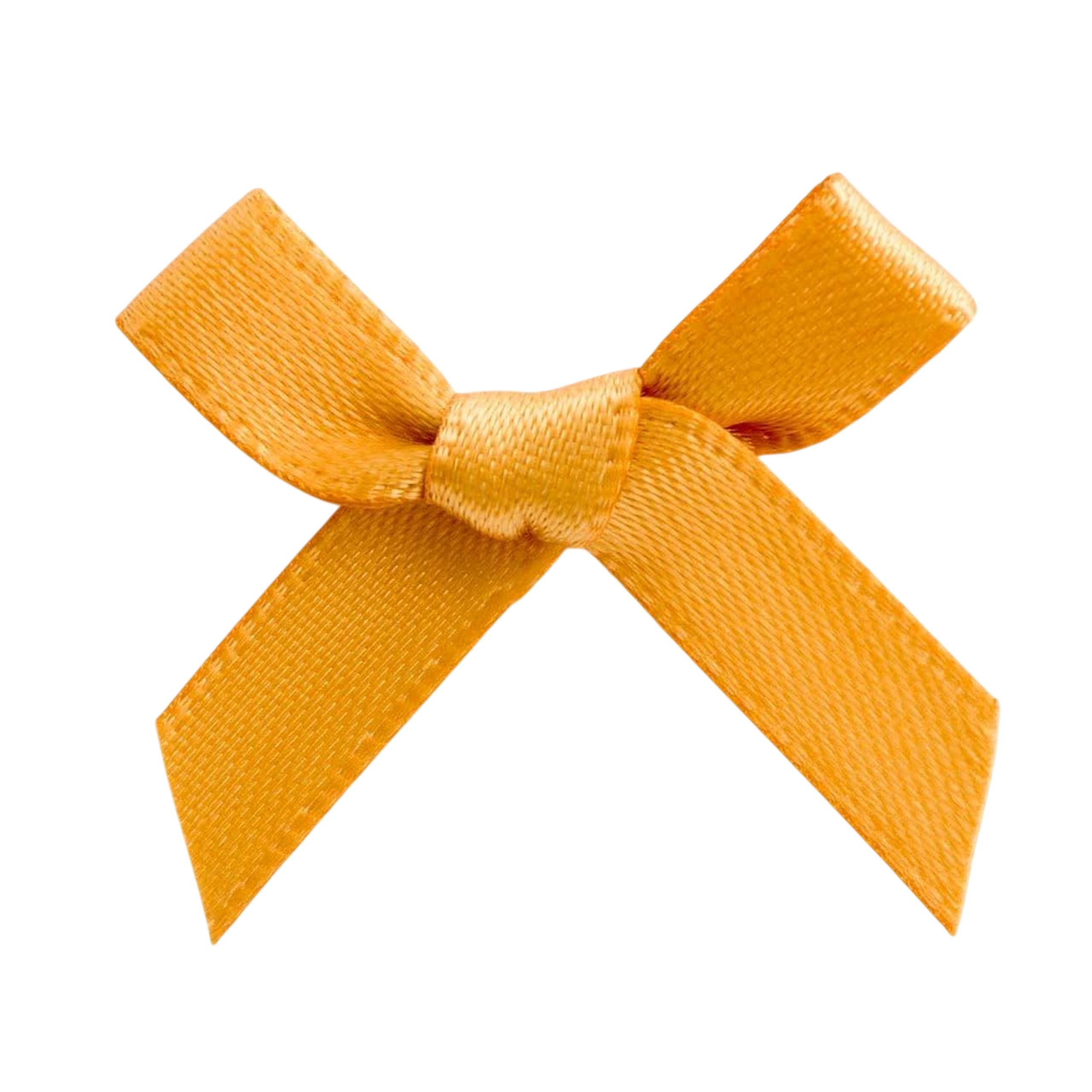 Italian Options Mini Satin Ribbon Bows, Small Bow Decorations for Crafts, Gifts, Hampers, Hair Bow, Wedding Stationery, Floristry, Christmas, Cakes, Crafting, Antique Gold, 100 Pack, 3 cm — image 1