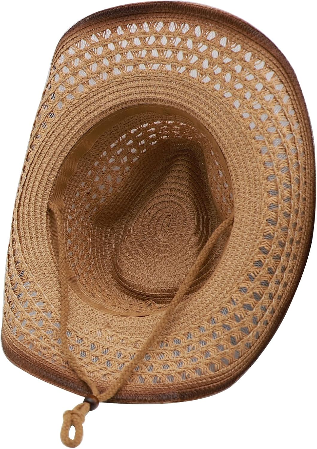 Straw Cowgirl Hat for Women Cowboy Hats for Men Wide Brim Sun Hat Shapeable Western Hat Beach Hat