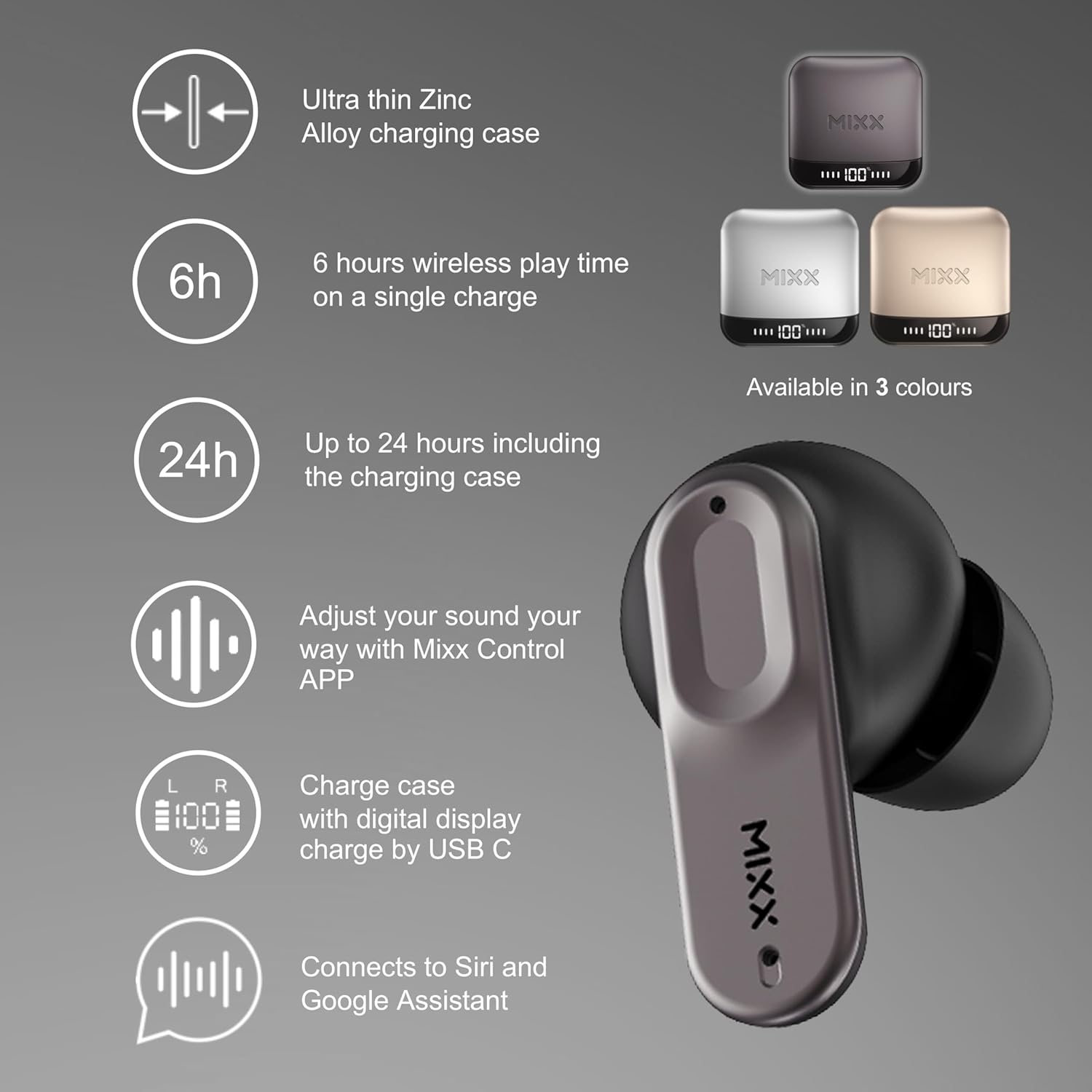MIXX StreamBuds Ultra Mini True Wireless Earbuds Macao Ubuy