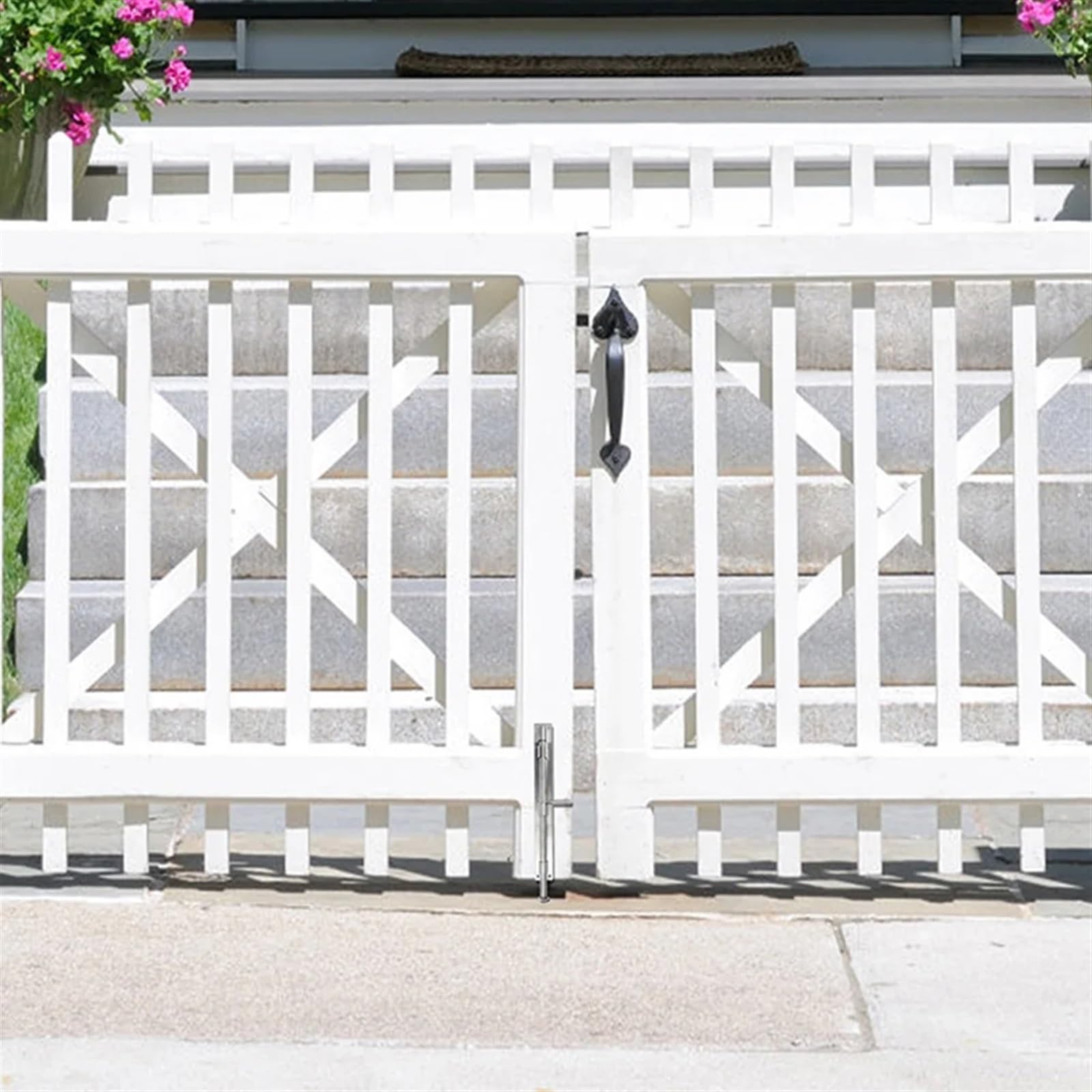 Verrou Porte Exterieur Thickened Stainless Steel Floor Latch Door Extended Wooden Welded Iron Surface Sliding Barn Lock Slide Bolt Hardware Gate Shed