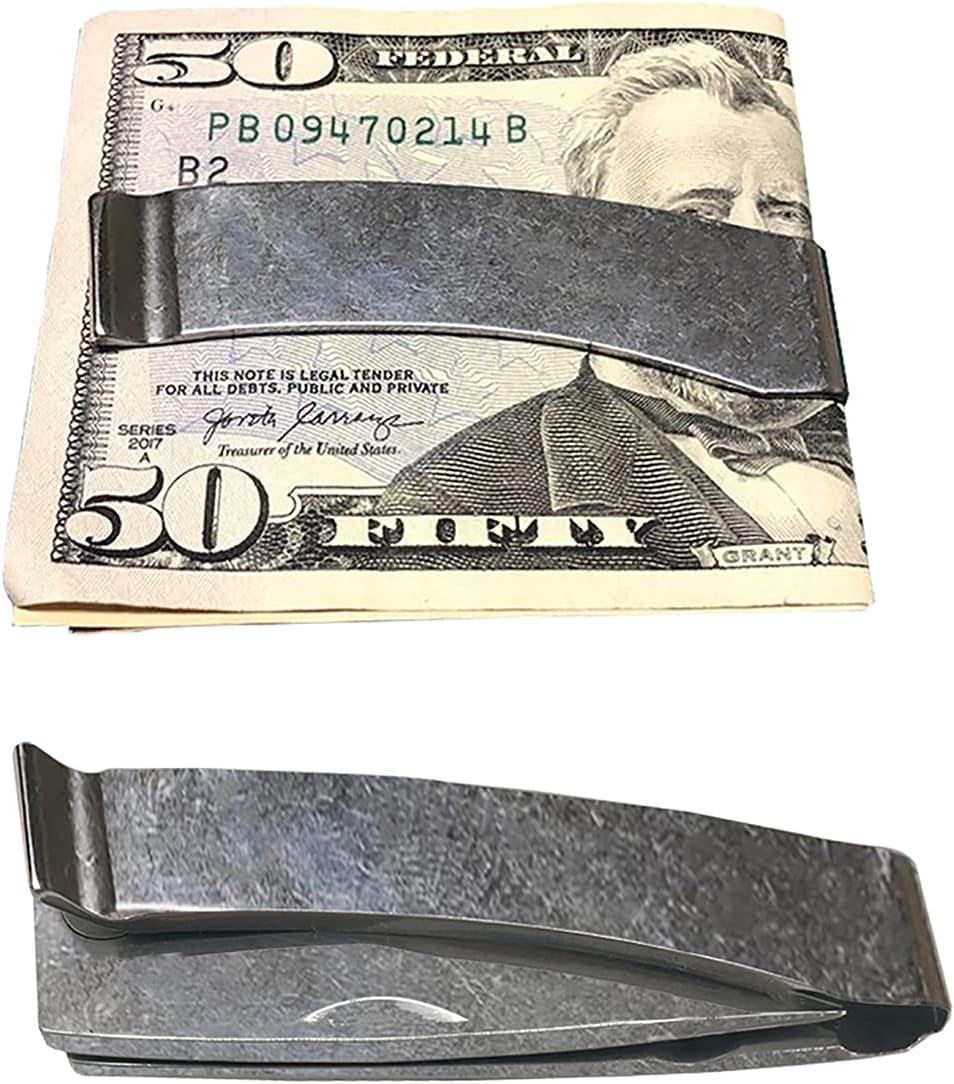 MC063 Money Clip with & File Polished Silver103071-Silver