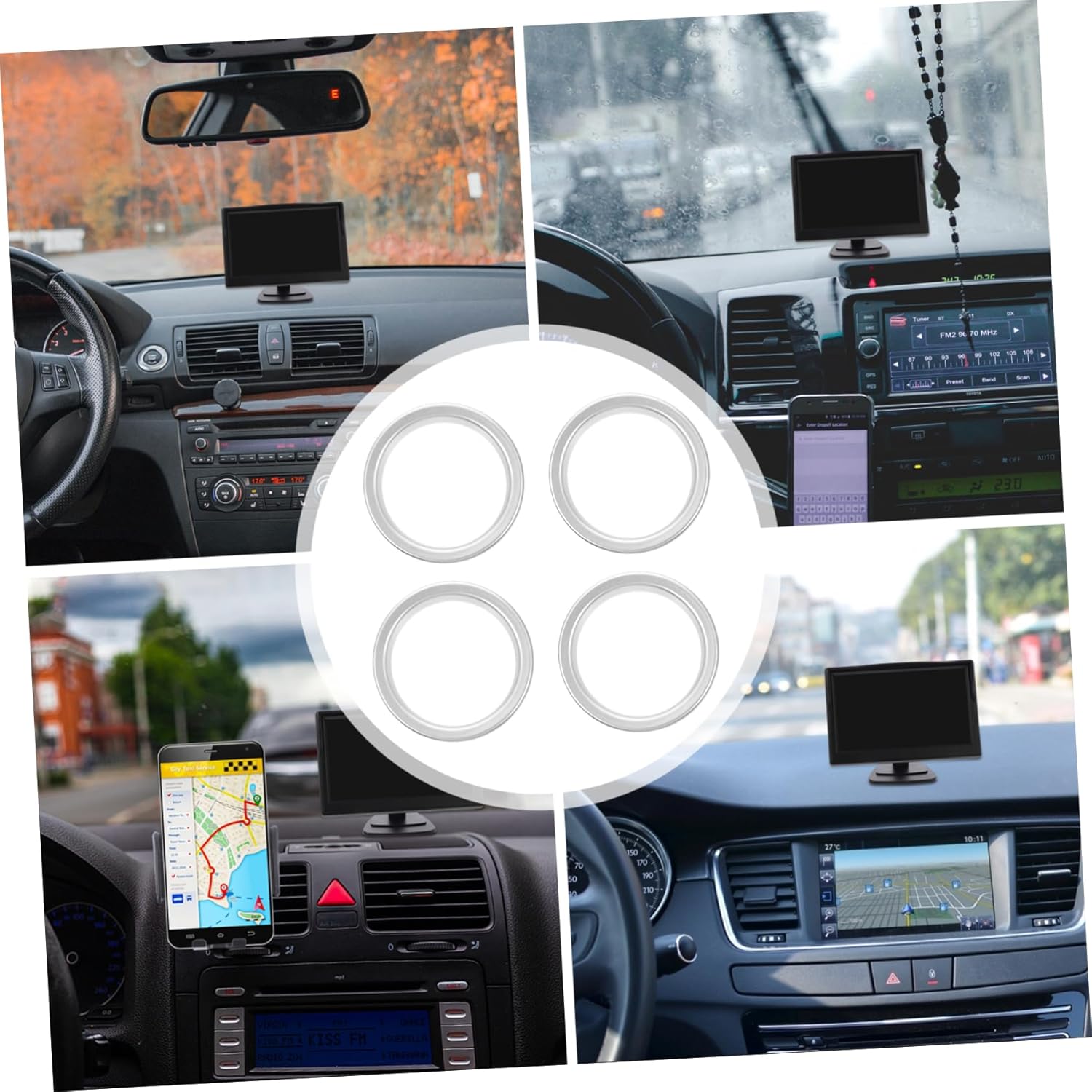 Alipis 20pcs Trim Decorations for Jlu Easy to Install Air Conditioner Outlet Cover Decorative Accessories