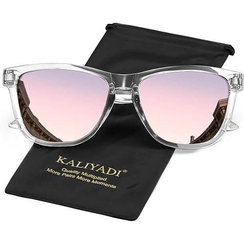 KALIYADI Womens-Sunglasses Polarized Sunglasses Womens: Retro Trendy Sun Glasses with UV400 Protection for Travel Driving