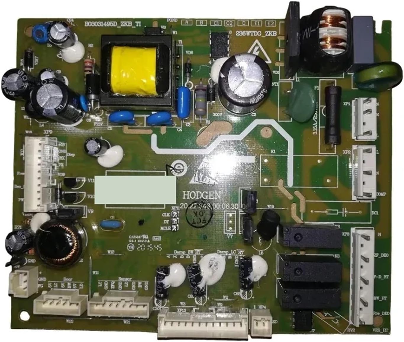 Refrigerator Computer boardused BCD-265WDGVBP 1647113 Power Supply Board Main Control