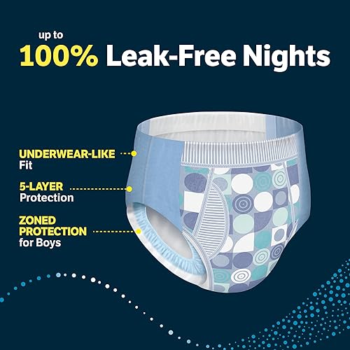 Miniatura 2 de Goodnites Ropa interior para mojar la cama, para niños L (68-95 libras), 34 unidades, elegible para FSAHSA