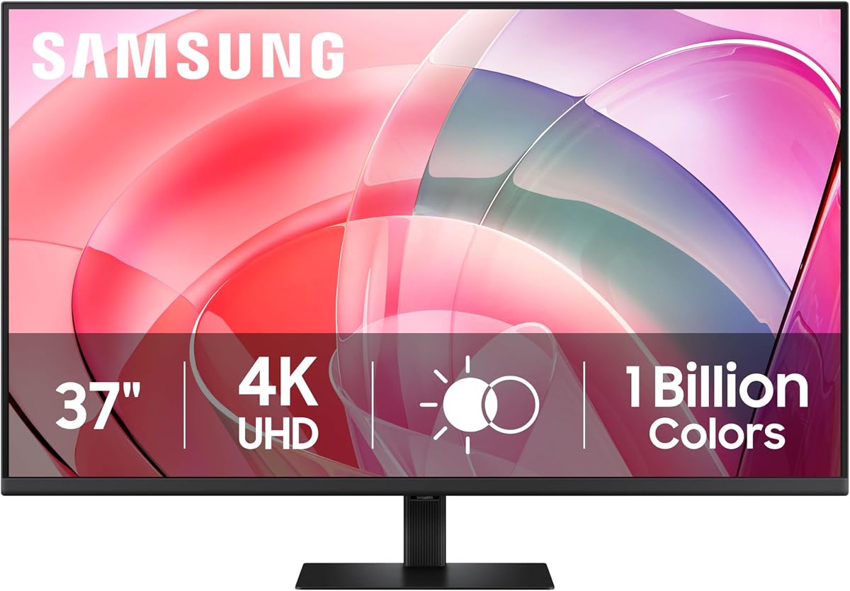 37” ViewFinity S7 (S70D) 4K UHD HDR10 High Resolution Monitor | Easy Setup Stand, Intelligent Eye Care, HDMI and DP Ports, TUV-Certified, 2025, LS37D700EANXZA