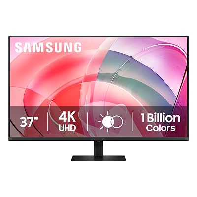 Samsung Monitor de alta resolução ViewFinity S7 (S70D) 4K UHD HDR10 de 94.0 cm, porta DP, certificado TUV, 2025, LS37D700EANXZA TCO Certified