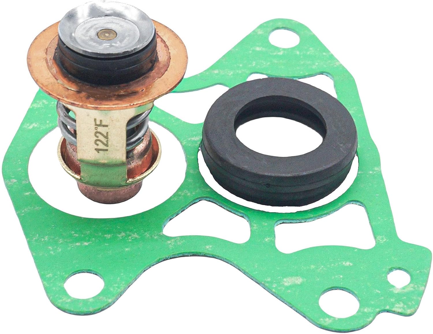 6E5-12411-30 Thermostat Repair Service Kit for Yamaha 2 Stroke 75 90 100 115 130 150 175 200 225 250 HP Outboard Motors replaces 688-12411 688-12414 Sierra 18-3540