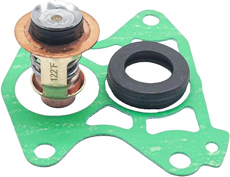 6E5-12411-30 Thermostat Repair Service Kit for Yamaha 2 Stroke 75 90 100 115 130 150 175 200 225 250 HP Outboard Motors replaces 688-12411 688-12414 Sierra 18-3540