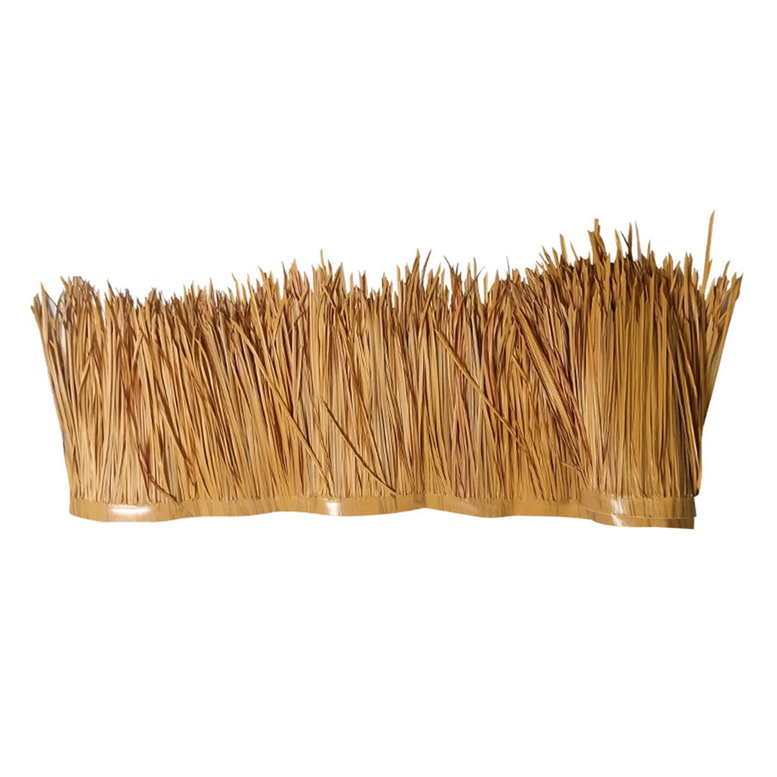 LOVIVER Techo de Paja Artificial Resistente 39.4x19.7 Pulgadas Accesorios realistas Versátil para Ocasiones en Interiores o Exteriores Material Decorativo de, Estilo un