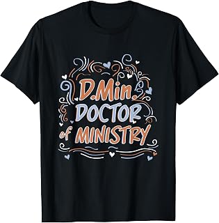 D.M. Doctor of Ministry Doctorate Graduation T-Shirt
