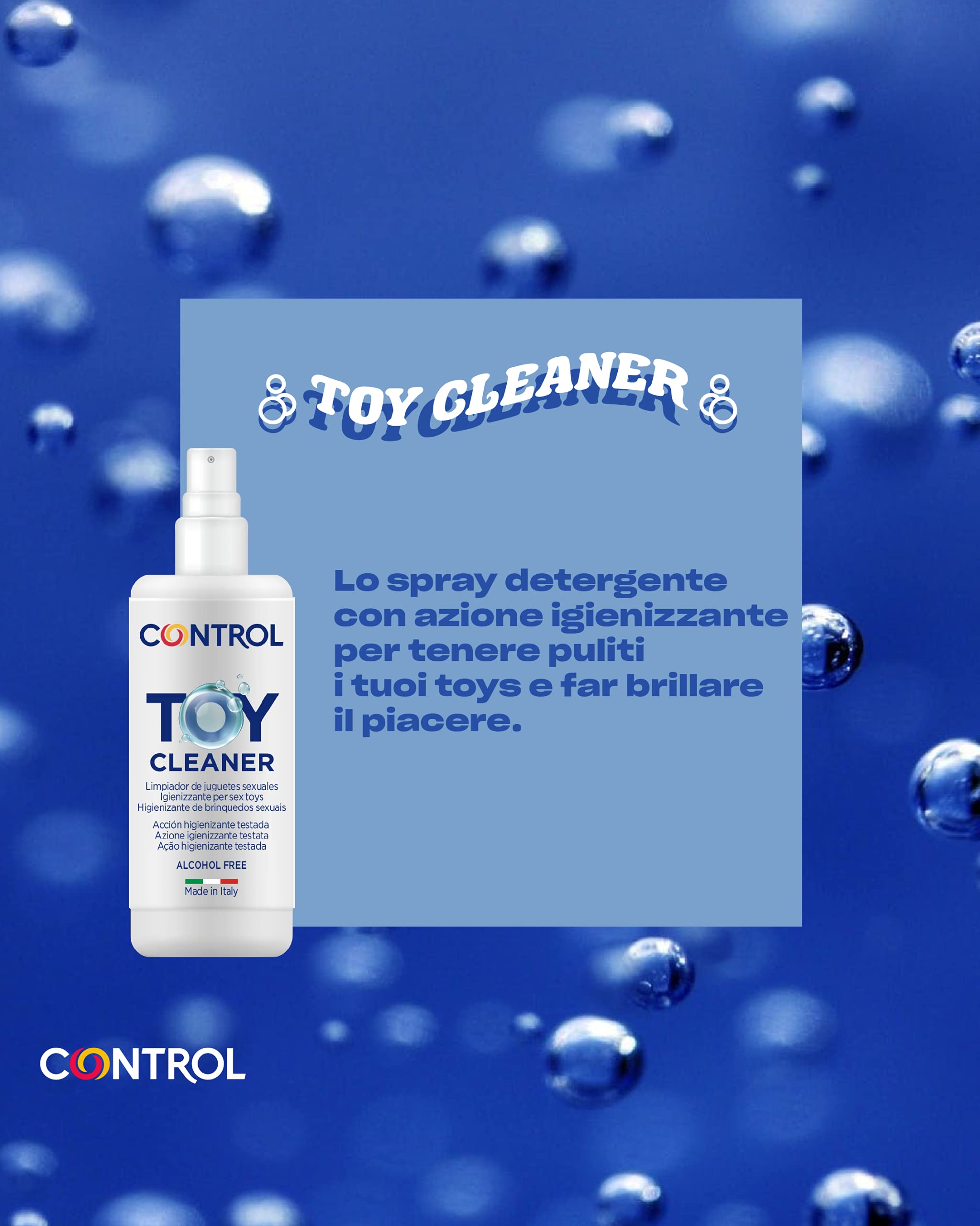 Control Detergente Igienizzante per Sex Toys TOY CLEANER 50ml - Made in Italy.